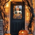 thumbnail image 4 of BNNG Hello Fall Wreath for Front Door Fall Tree Welcome Door Sign 12x12 Inch Autumn Maple Leaves Wood Door Hanger Farmhouse Thanksgiving Hanging Plaque for Home Porch Wall Indoor Outdoor Decor, 4 of 5