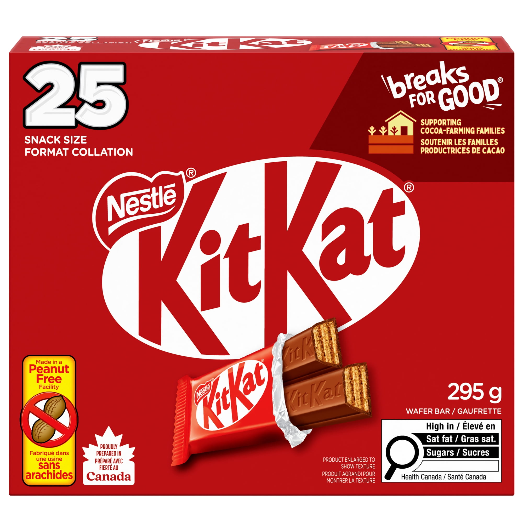 Kitkat Mini, Milk Chocolate, Peanut-free Halloween Candy