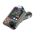 thumbnail image 2 of Transmisor FM Adaptador de Bluetooth inalámbrico Reproductor de música, carga USB dual, accesorios, fácil de usar 11x7x5cm Reproductor de MP3 Hugo Transmisor FM Bluetooth, 2 of 9