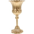 thumbnail image 1 of Miangastore Vase en Fer Doré avec Design Rétro Européen pour Décoration Intérieure et Centres de Table 6.5 Pouces, 1 of 9