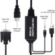 thumbnail image 2 of Compatible con VGA a HDMI + conector de audio 3.5 + adaptador USB PC HDTV Video Converter, 2 of 5