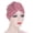 Skin Pink#, variant on SPRING PARK Women Stripe Knotted Chemo Cap Hat Muslim Headscarf Hair Loss Turban Hijab Head Wrap