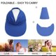 thumbnail image 3 of Sombrero parasol hueco elástico resistente a los rayos UV Sombrero parasol de doble cara, adecuado para deportes de playa al aire libre para mujeres, senderismo, vacaciones de golf, 3 of 5