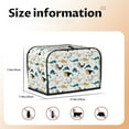 thumbnail image 5 of Fotbe Cute Whale for Two Slice Toaster Cover, Fingerprint Protector, Super Soft Appliance Cover And Dust Cover,Bread Dust Cover & Fingerprint Protection, 5 of 7