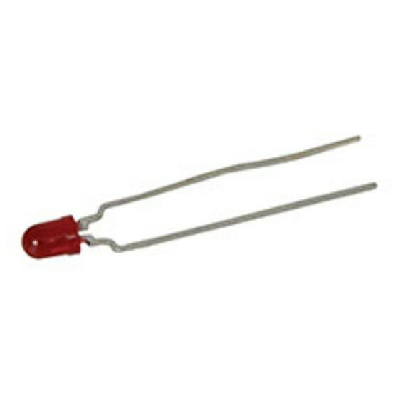 Pack of 10 LTL-4221N-1-001A Red Diffused LED T1 (3mm) 635nm 8.7mcd Formed Leads :RoHS, Cut Tape