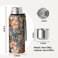 thumbnail image 7 of 20 Oz Pioneer Flower Coffee Tumbler Double Wall Insulated Stainless Steel Water Bottle | Metal Reusable Thermoses Flask with Cup Cap | Leak & Sweat Proof with Anti-Dust Lid, 7 of 7