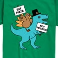 thumbnail image 3 of Instant Message - Eat Pizza Turkey Dino - Toddler & Youth Short Sleeve Graphic T-Shirt, 3 of 6