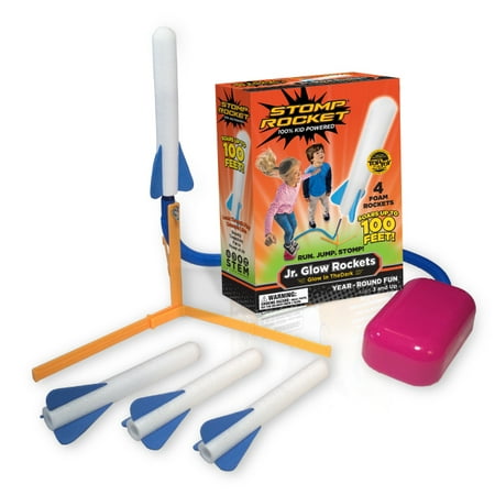 Stomp Rocket® Jr. Glow, 4 Rockets