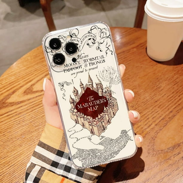 Art Potters Wand Harries Ring Phone Case For Apple iPhone 14 13 12 Mini 11 XS Pro Max X XR SE 8 7 6 5 Plus Transparent Coverfor iPhone 14 Gao Jinjia LED