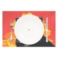 thumbnail image 2 of Ryvnso Placemats Set of 6 Cool Cat Dining Mats Heat-Resistant Non-Slip Washable Table Mat, 2 of 8