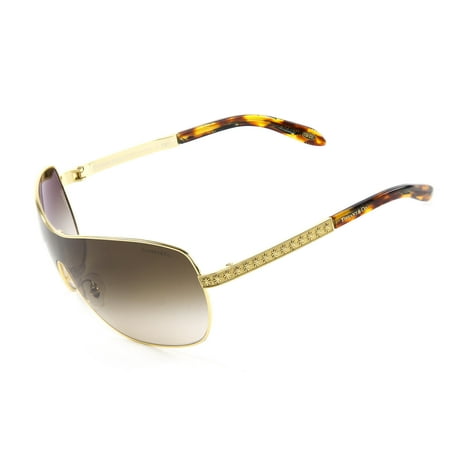 Tiffany & Co Sunglasses TF3035 6002/3B Gold Frames Brown Gradient Lens 125MM