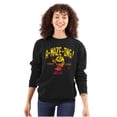 thumbnail image 3 of 1980 Arcade Game PACMAN A-Maze-Ing Unisex Plus Size Sweatshirt Brisco Brands 2X, 3 of 5