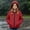 Red, variant on FRSASU Girl's Waterproof Hooded Windbreaker Jacket Zip‑Up Long‑Sleeve Drawstring Hood & Elastic Cuffs Rain Coat for 5‑16 Years Yellow