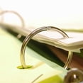 thumbnail image 6 of WHAMVOX 12Pcs Reusable Book Rings Loose Leaf Book Rings Metal Notepad Rings Loose Leaf Metal Binder Rings, 6 of 8