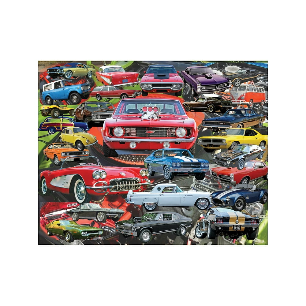 Boomers' Favorite Cars, a 1000-piece Puzzle by Hart Puzzles - Walmart ...