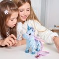 thumbnail image 4 of Caballo de peluche eléctrico juguete caballo de Ángel muñecos de peluche con pilas para niños y niñas, 4 of 7