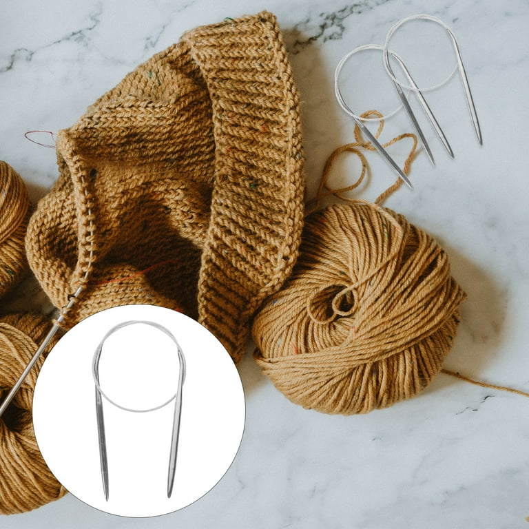  Circular Knitting Needles Beginners Stainless Steel
