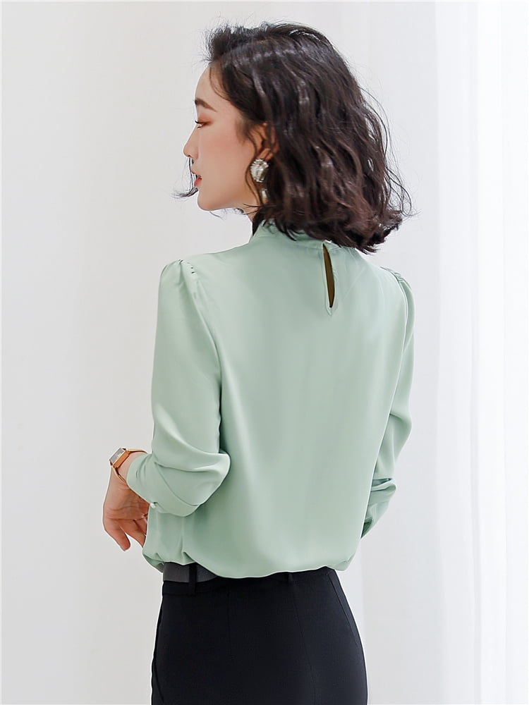 green formal tops