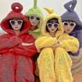 thumbnail image 1 of Disfraces de Teletubbies unisex Disi Onesies Lala Cosplay Pijamas Adultos Pijamas Animal Ropa de dormir Mono, 1 of 4
