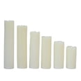 thumbnail image 5 of Balsa Circle 6 Ivory LED Pillar Candles Dripping Wax Design Battery Operated Lights Party Events Decorations, 5 of 8