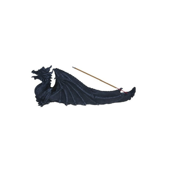 FC Design 12"W Black Dragon Incense Burner Sticks Holder Statue Sculpture Ornament Decoration Home/Room Decor and Unique Gift Ideas for Housewarming, Holidays and Birthdays