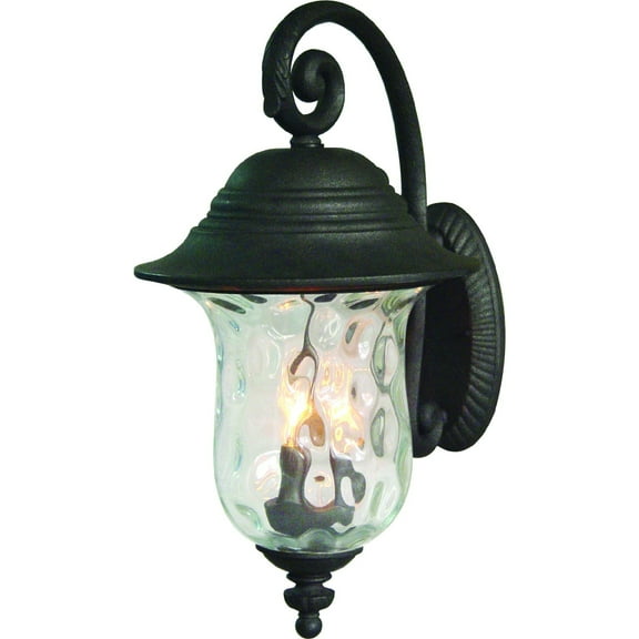 Volume Lighting 3-Light Antique Iron Outdoor Wall Sconce