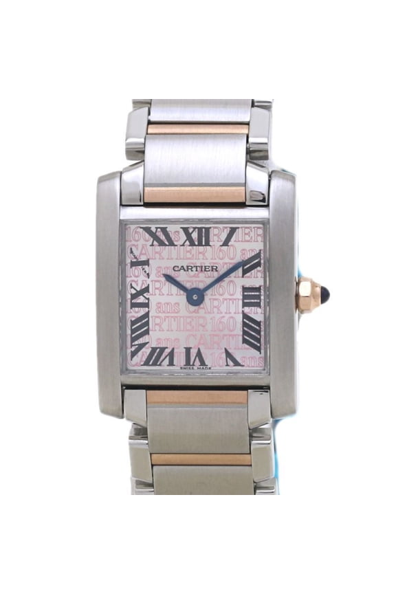 Pre-Owned CARTIER Tank Franaise SM W51036Q4 160th Anniversary Asia Limited Edition... (Good)