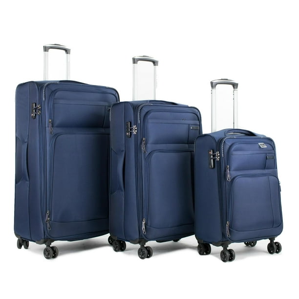 American Green Travel Hamilton 3-Piece TSA Spinner Luggage Set ...