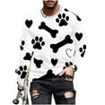 thumbnail image 2 of Taylonsss Men's Fashion Casual Round Neck Long Sleeve Pullover Printed T-Shirt with Soft Blend Fabric for Spring Summer Outdoor Daily Use, 2 of 5