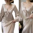 thumbnail image 1 of Vestido de dormir de encaje para mujer, Vestido de dormir de encaje para mujer Vestido de dormir de encaje Camisón de encaje para mujer Innovación moderna, 1 of 9