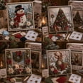 thumbnail image 6 of 3D Christmas Fabric Poke Art Kit, No-Sew Winter Wreath Craft Set, DIY Textured Framing Art, Handmade Soft Fabric & Wood Tool, Holiday Wall & Table Decor, 6 of 7