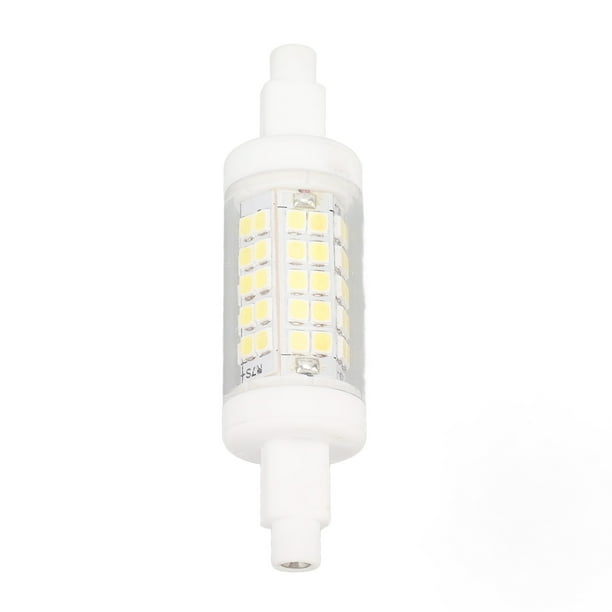 Bombilla De Lámpara, Reemplazo De Bombilla LED 60 Cuentas 5W 6000K R7s PC 80 Mm 30000 Horas De Vida Luz Blanca Para Taller