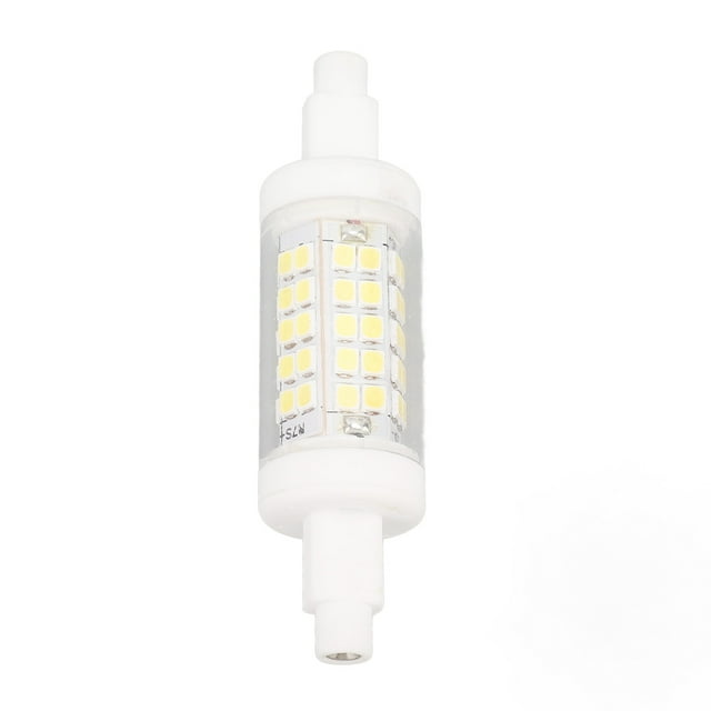 Reemplazo de Bombilla LED, Bombilla de Lámpara de Cerámica 6000K 60 Perlas 80 mm 30000 Horas Vida R7s 5W Luz Blanca Para Taller