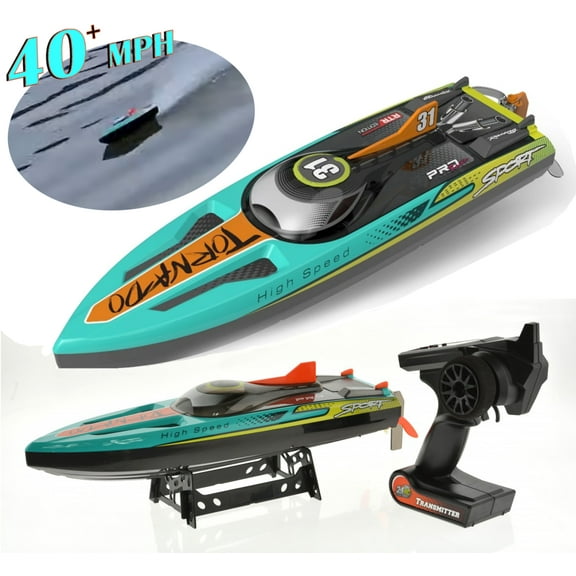 Heng Long Tornado Racing Speed Boat for Adults HL3789 40  Mph 2500 kv Brushless 11.1 v 3S
