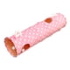 thumbnail image 1 of Túnel de juguetes para gatos con pelotas colgantes, tubo de entrenamiento, escondites, suministros para hacer ejercicio Rosa, 1 of 8