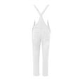 thumbnail image 6 of Pants Women Casual Denim Overalls Slacks Spring Summer Loose Thin Breathable Dungarees Jeans Sweat Pants for Womens White L, 6 of 6