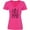 Hot Pink, variant on Inktastic Free- Now and Always- Juneteenth 6-19-1865 Women's V-Neck T-Shirt
