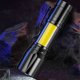 thumbnail image 2 of Mini Linterna LED Portátil en Forma de Bolígrafo | COB LED 600 Lúmenes | Aleación de Aluminio | Recargable por USB 800mAh | 5 Modos | Impermeable IPX6 | Tamaño Compacto de Bolsillo para Camping, 2 of 9