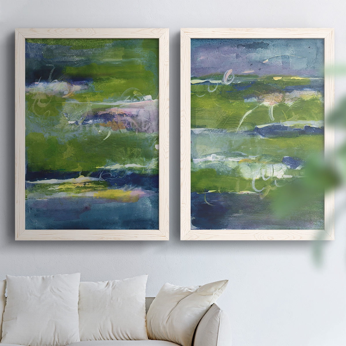 Bales of Color I - Premium Framed Canvas 2 Piece Set - Ready to Hang