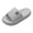 Gray, variant on Women'S Slides Massage Slippers - Indoor Sandals - Acupressure Footbed - Arch Support - Shock Absorbing Sole - Pain Relief & Relaxation for Flat Feet White,6.5