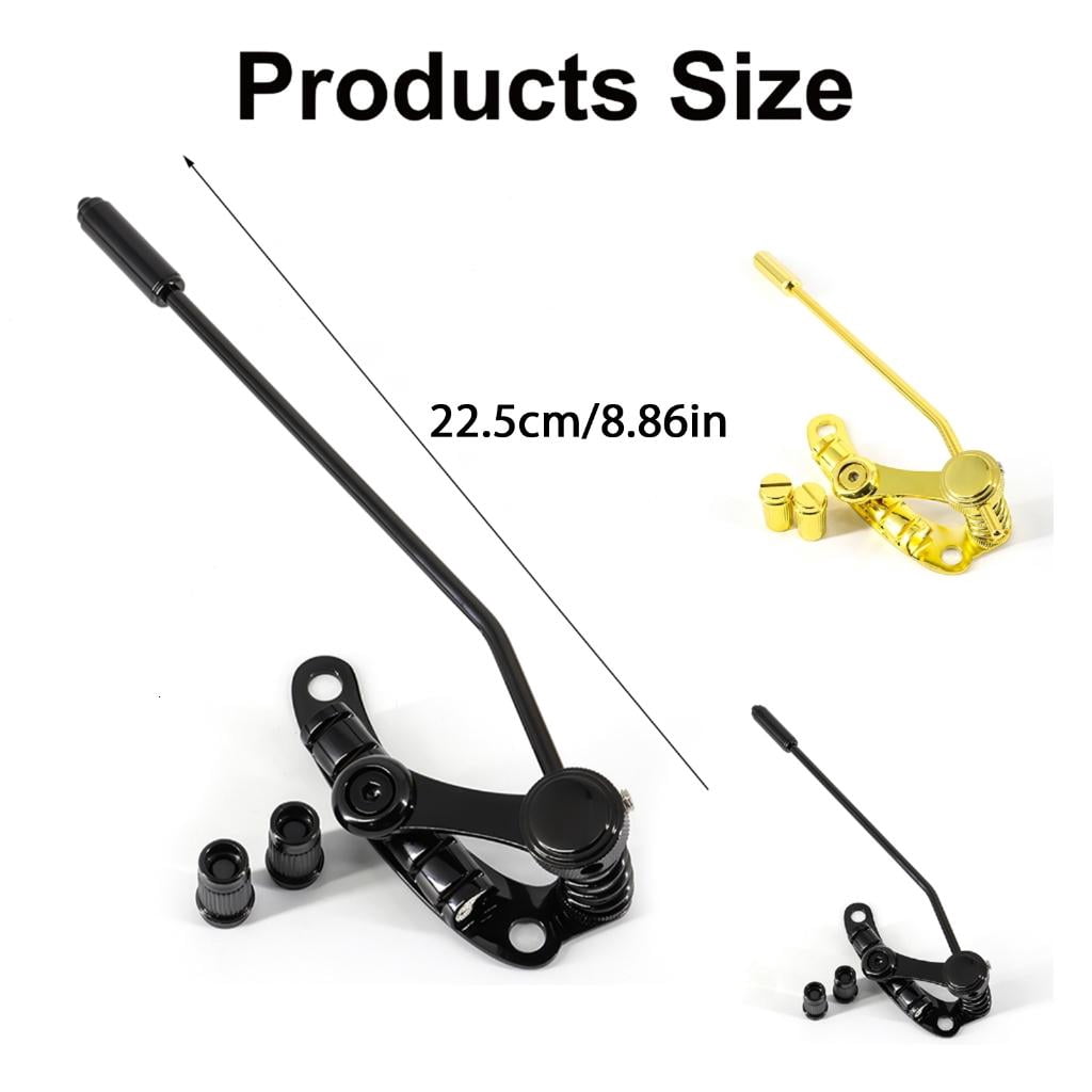 Yihuala Guitar Bridge Pull Plate Guitar Bridge Stop Rod Tailpiece Electric Guitar Tremolo Bridge Guitar Replacement Parts