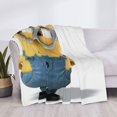 thumbnail image 4 of Manta polar de los Minions de Mi villano favorito, súper suave y acogedora, para ropa de cama para hombres, mujeres, personas mayores y niños Características: súper suave, 40 x 30 pulgadas, 4 of 8