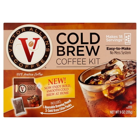 Victor Allen's Coffee Cold Brew Coffee Kit, 9 oz (Best Cold Brew Coffee Brands)
