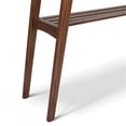 thumbnail image 4 of Maklaine 43" Italian Marble Top Console Table in White and Walnut, 4 of 7