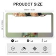 thumbnail image 3 of Jar with Fresh Roses And Butterflies License Plate Frames 2 PCS Vintage Natural Flower Bouquet Customized Decor Car Tag for US Standard Vehicles for Women Men Stainless Aluminum License Plate Frame, 3 of 6