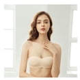 thumbnail image 3 of Sin para Mujer Push Up Brassiere Ropa Interior Inalámbrica Piel, L SM SunniMix Sujetador sin tirantes inalámbrico, 3 of 8