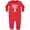 Red, variant on Future Skier Childs Skiing Baby Fleece Romper