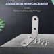 thumbnail image 2 of 2025 Latest Model 10pcs 50x50mm With Screws Heavy-duty "l"-shaped Decorative, 2 of 5