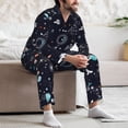 thumbnail image 7 of Sikiie Galaxy2 Mens Pajama Set, Soft Warm Long Sleeve Sleepwear, Cozy Button-Down Pjs for Men-XX-Large, 7 of 7
