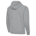thumbnail image 3 of Men's Antigua Heather Gray Wyoming Cowboys Big & Tall Victory Full-Zip Hoodie, 3 of 3